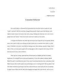 Consumer Behavior Lydia