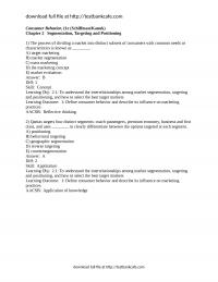 Consumer Behavior download full