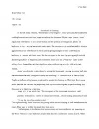 Rhetorical Analysis White Tail