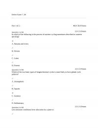 Principles of Accounting Online Exam 7_06