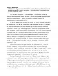 CVS Case Study