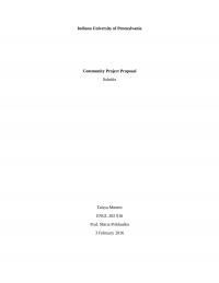 Project Proposal Indiana