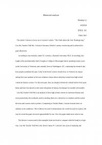Rhetorical Analysis Rhetorical