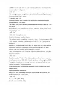Two party system