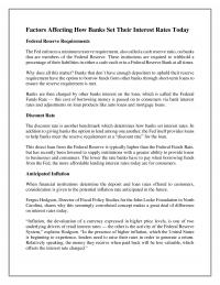 Factor Determining Interest rates