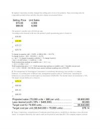 Managerial Accounting 1 Ingham