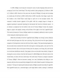 Tommy Hilfiger Case analysis