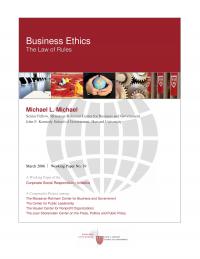Essay Business EthicsThe Law of