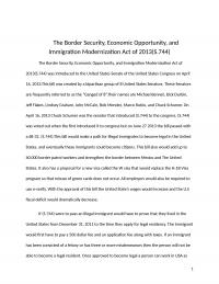 Immigration Act