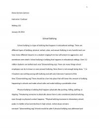 School Bullying