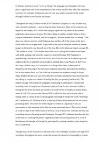 As I lay Dying Language Analysis