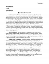 Rationality vs Incrementalism