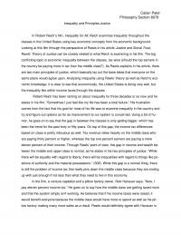 Inequalities and Principles of Justice
