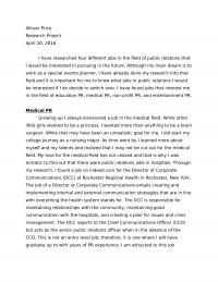 Public Relations Research Paper