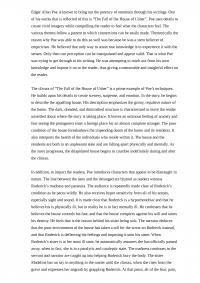 The Fall of the House of Usher Essay