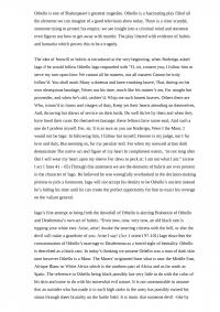 Othello Othello is one of