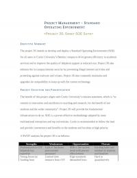 Project Management – PROJECT 3S: SWEET SOE SUITE