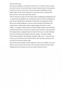 APA Style and Writing