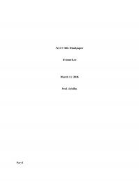 ACCT 505: Final paper