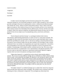 Theoretical Perspectives in Sociology