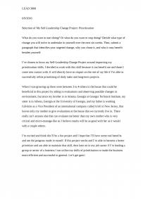 Self-Leadership Change Projects
