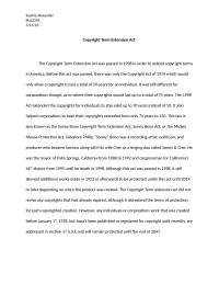 copyright term extension act