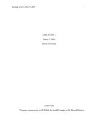 Case Study 1 Discrimination