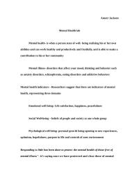 Mental Health lab