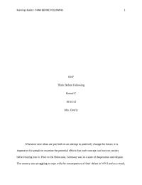 Hitler Essay