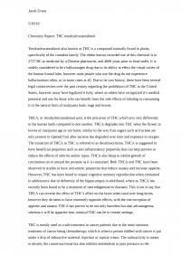 THC effects on body