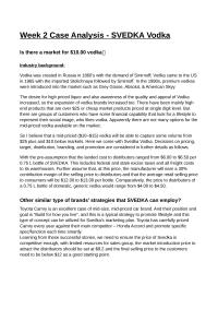 Svedka Vodka case study