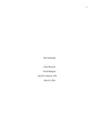 World Religions: Rosh Hashanah