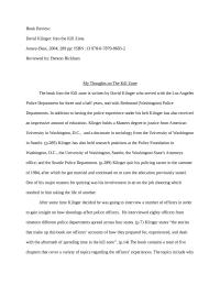 Thoughts on the Kill Zone
