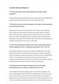Case Study: Wake Up for 8:00 (pg. 21)