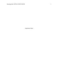 FedEx Application Paper