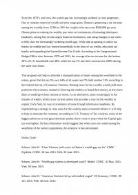 Wealth Gap & Tax Increases
