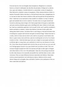 What I learned in Philosophy