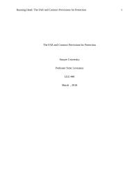 The FAR and Contract Provisions for Protection
