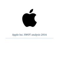 Apple Swot