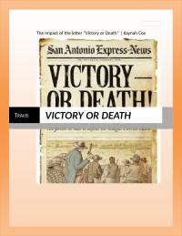 Victory Or Death