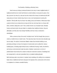 The Benefits Of Building A Modular Home