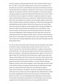 Save The Last Dance Reading Response