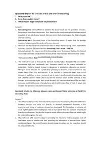 Product Planning and Control
