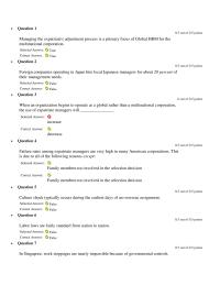 Managing The Expatriate’s Adjustment Process
