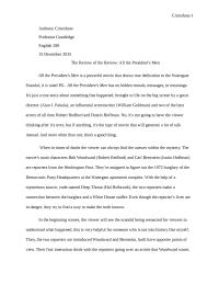 The Review Of The Review: All The President’s Men