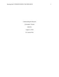 Understanding The Research