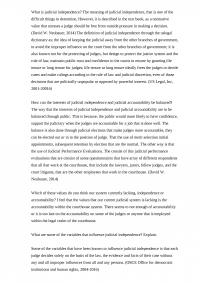 Judicial Independence