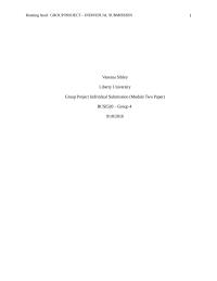 Group Project Individual Submission (module Two Paper)
