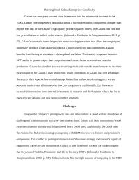 Galanz Enterprises Case Study