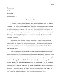 The Academic Truth